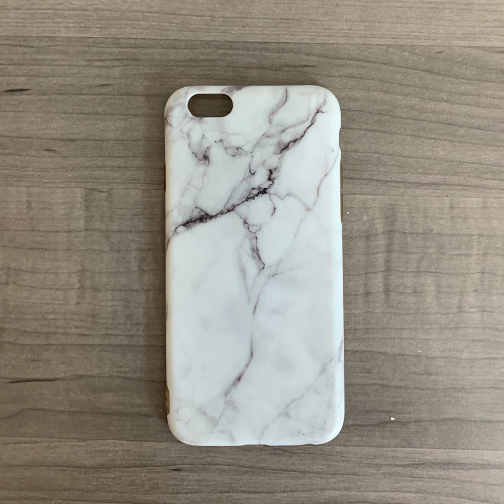 Grey and white speckled iPhone case